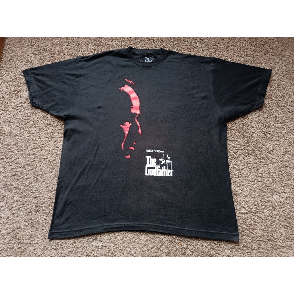 The Godfather T-Shirt Men's Size 2XL Graphic Print Black Shirt